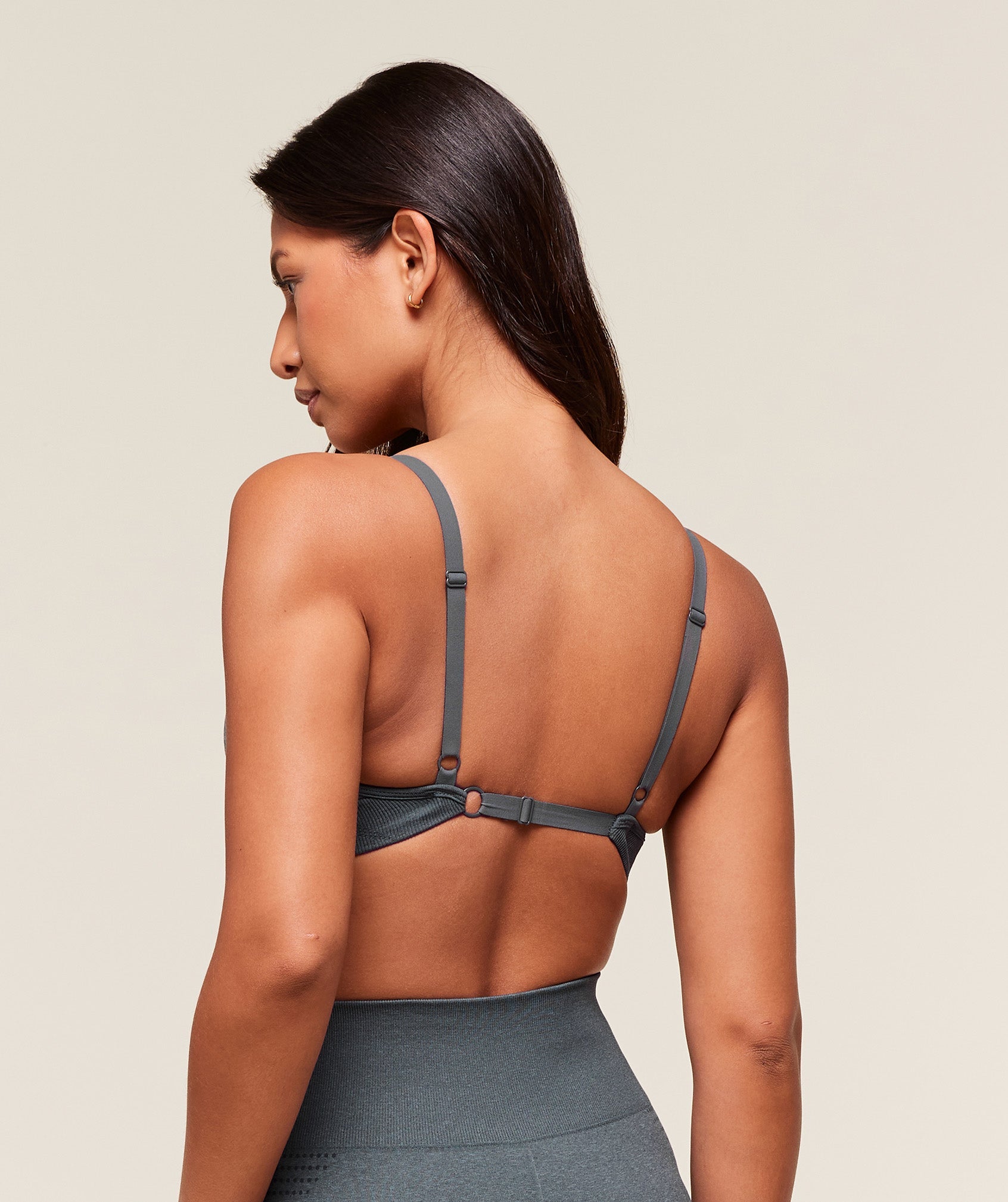 Women's Gymshark Vital Sports Bra Strong Grey Marl