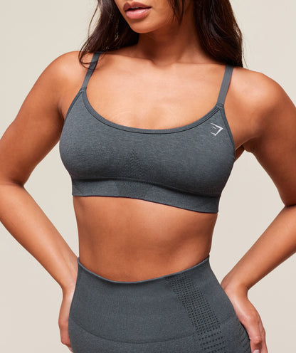 Women's Gymshark Vital Sports Bra Strong Grey Marl