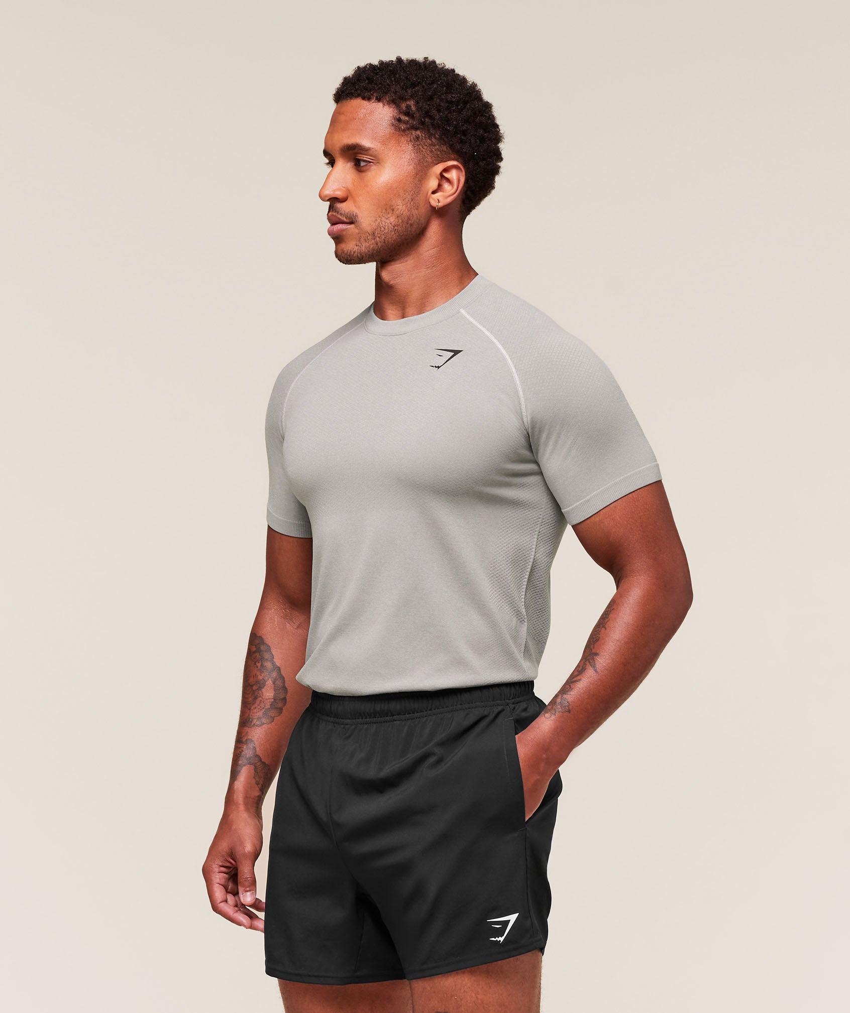 Gymshark Vital T-Shirt Light Grey