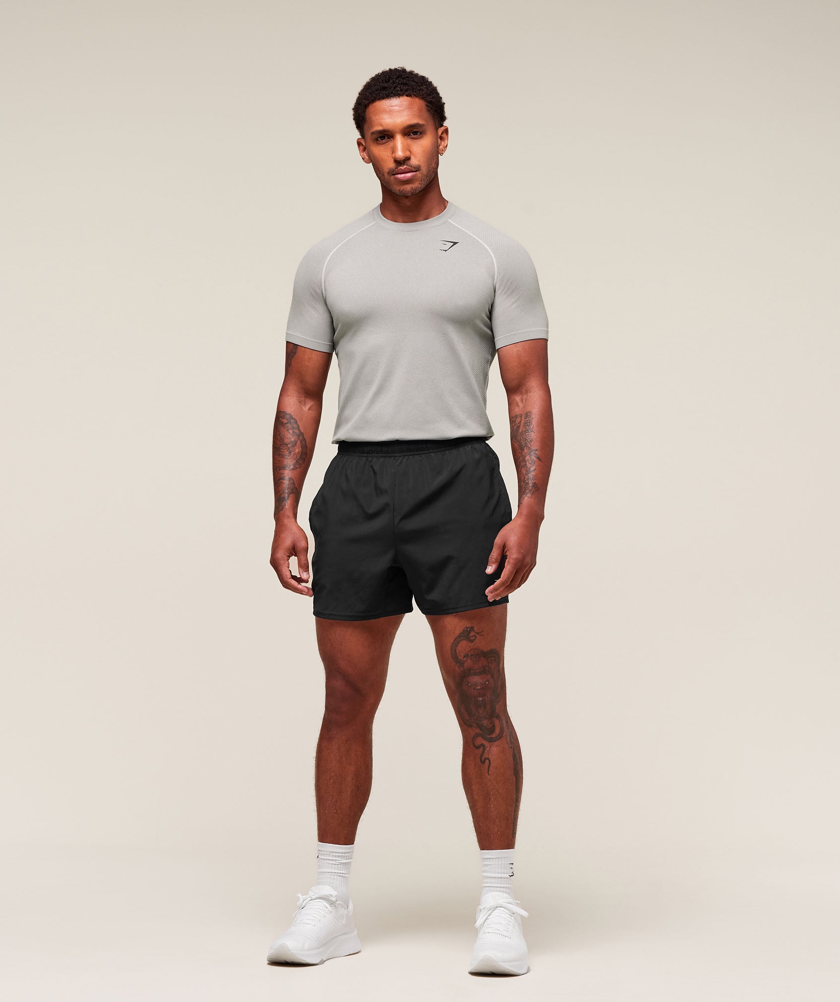 Gymshark Vital Seamless T-Shirt Light Grey