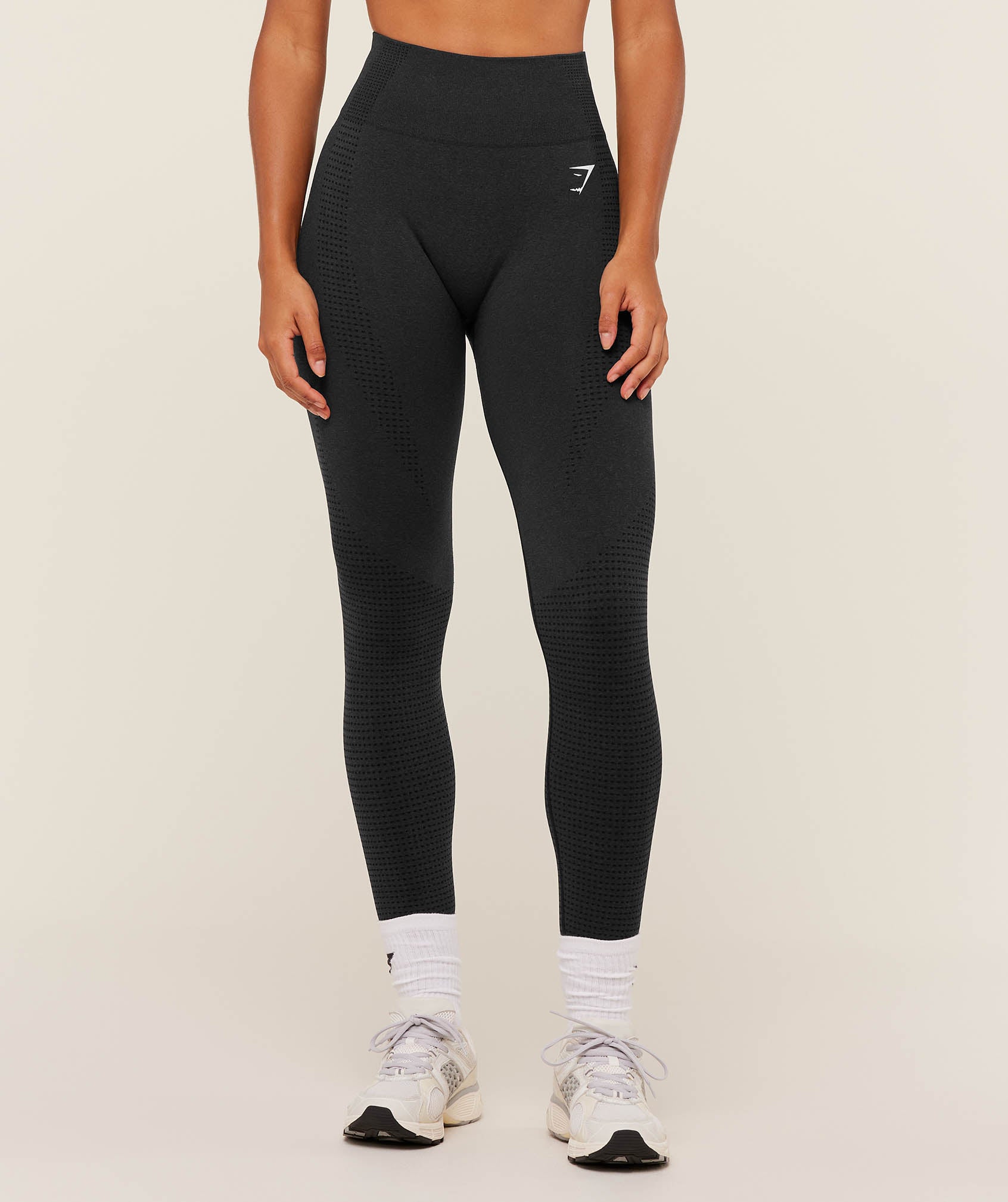 Women's Gymshark Vital Tall Leggings Black Marl