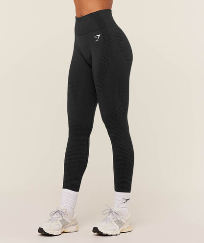 Women's Gymshark Vital Tall Leggings Black Marl
