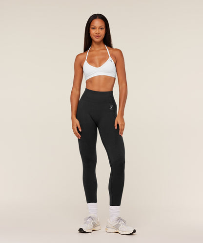 Women's Gymshark Vital Tall Leggings Black Marl