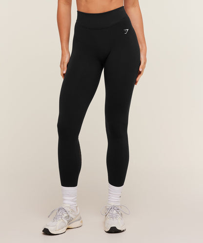 Women's Gymshark Warp Leggings Gs Black
