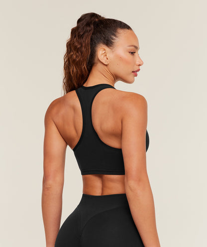 Women's Gymshark Warp Sports Bra Gs Black