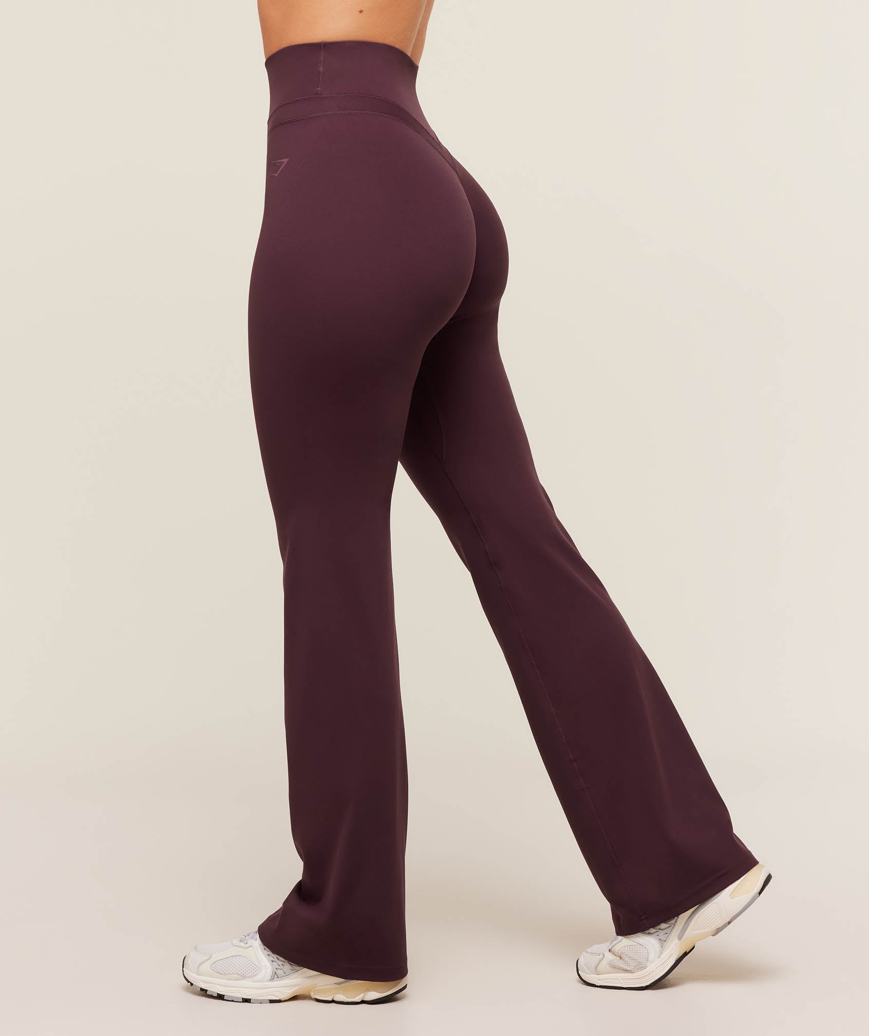 Women's Gymshark Whitney Flared Leggings Cherry Purple