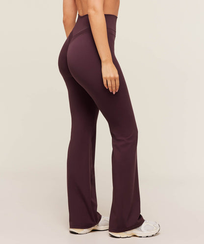 Women's Gymshark Whitney Flared Leggings Cherry Purple