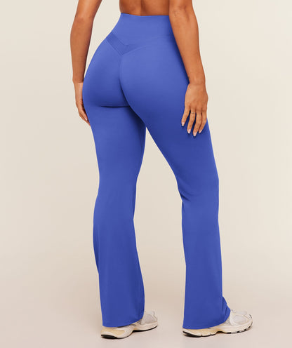 Women's Gymshark Whitney Regular Flared Legging Force Blue