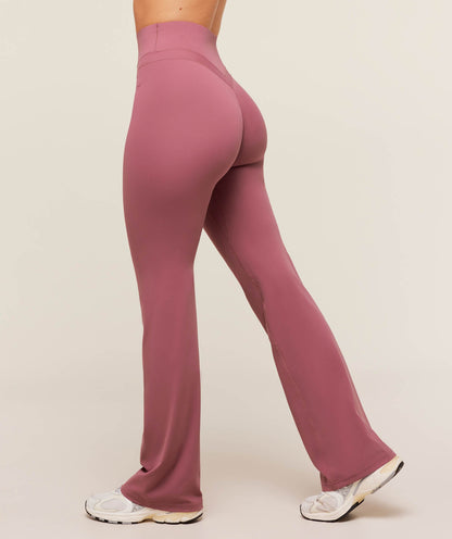 Women's Gymshark Whitney Regular Flared Legging Reset Pink