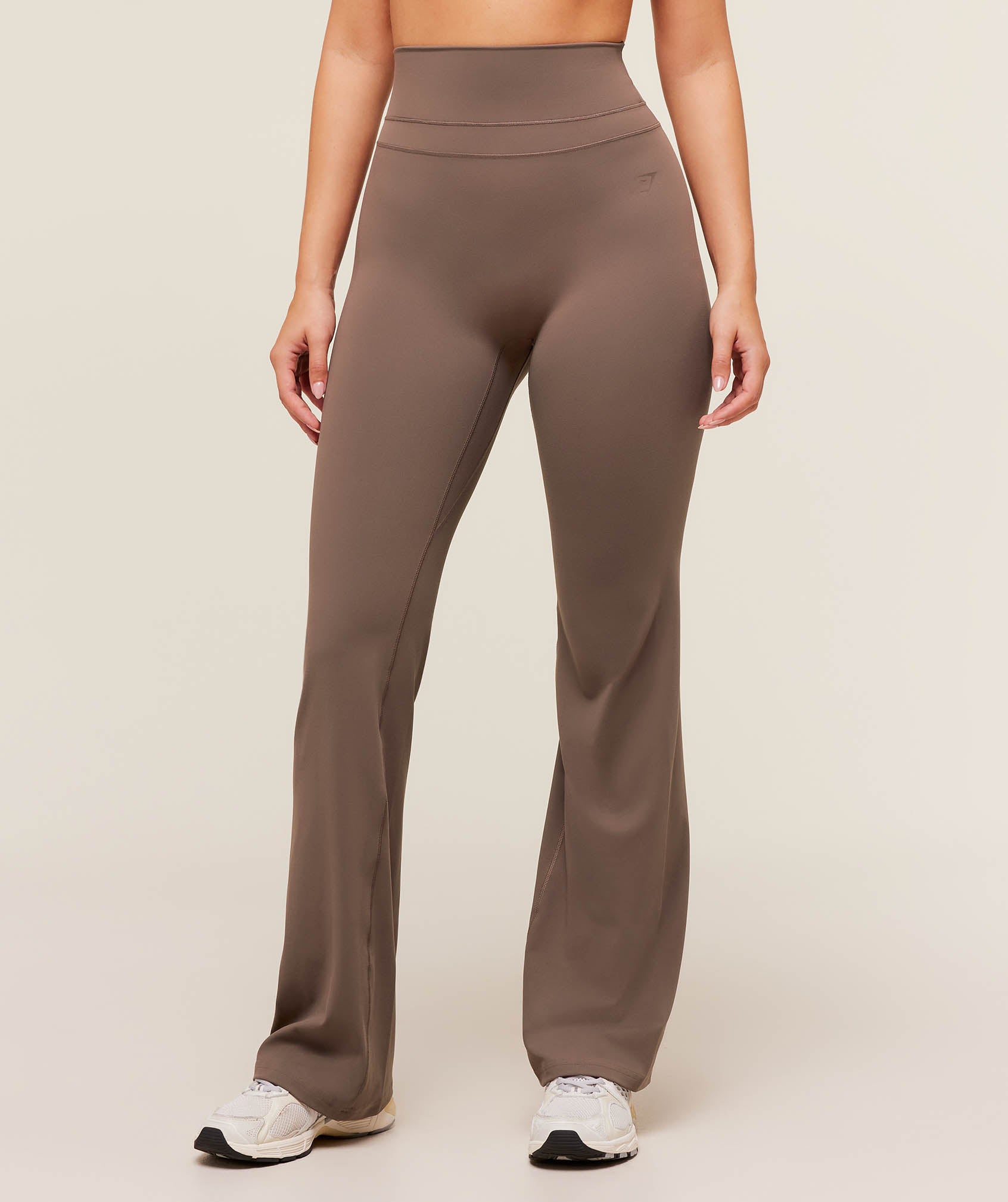 Women's Gymshark Whitney Regular Flared Legging Soft Brown
