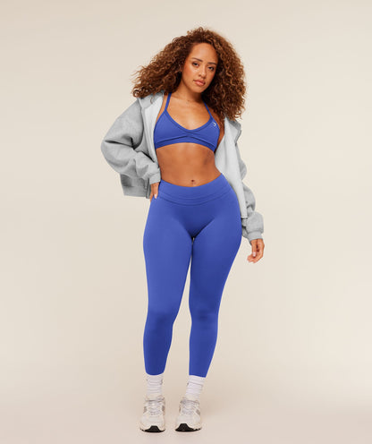 Women's Gymshark Whitney Mid-High Rise Leggings Force Blue