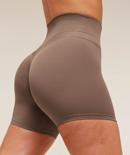 Women's Gymshark Whitney Shorts Soft Brown
