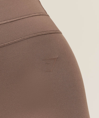Women's Gymshark Whitney Shorts Soft Brown