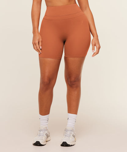 Women's Gymshark Whitney Shorts Terracotta Orange