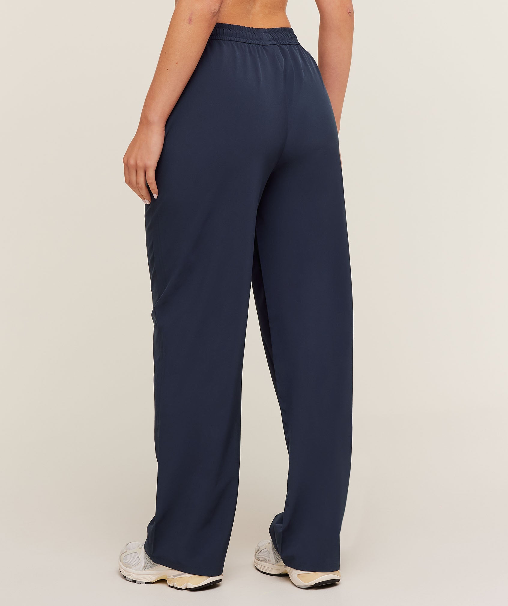 Women's Gymshark Woven Track Straight Leg Pant Heavy Blue