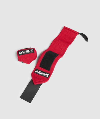 Women's Gymshark Wrist Straps Carmine Red
