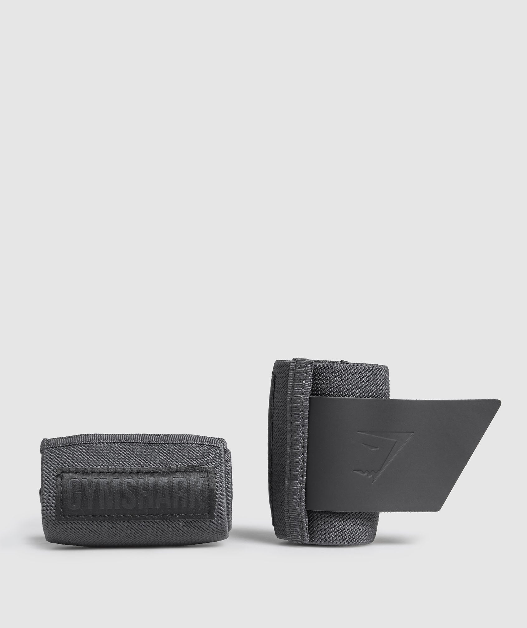 Gymshark Rigid Wrist Straps Asphalt Grey