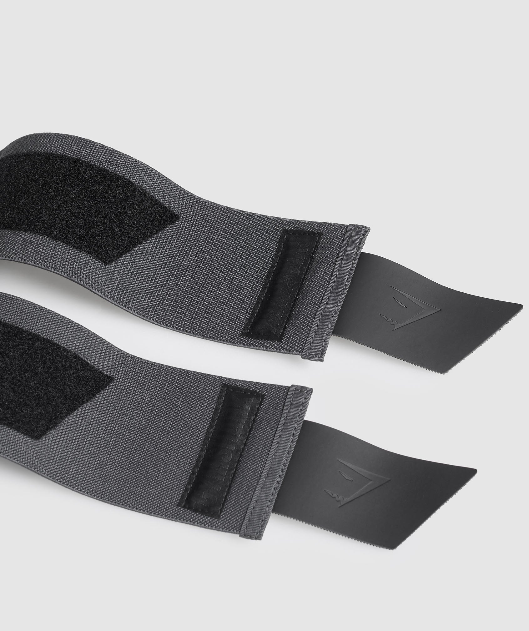 Gymshark Rigid Wrist Straps Asphalt Grey