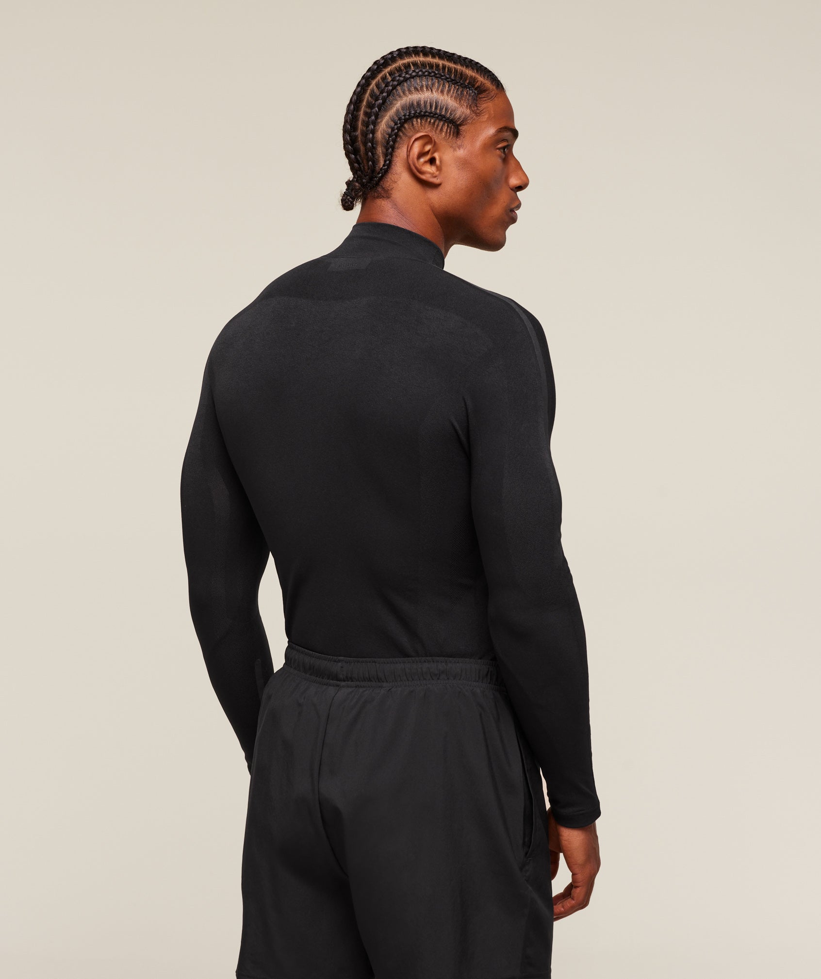 Gymshark Everywear Warp Knit 1/4 Zip Black