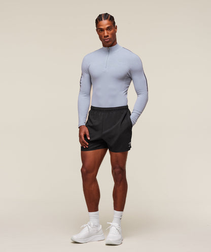 Gymshark Everywear Warp Knit 1/4 Zip Pale Blue