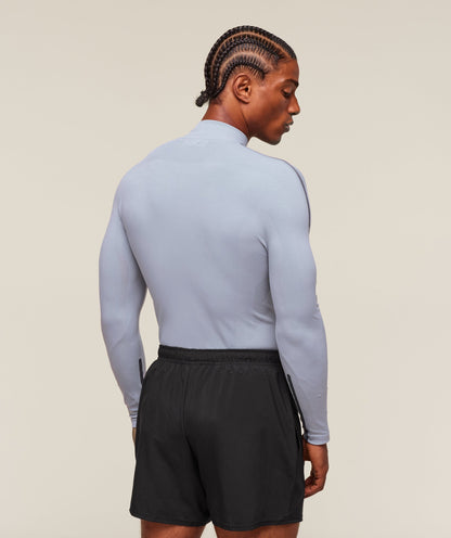 Gymshark Everywear Warp Knit 1/4 Zip Pale Blue