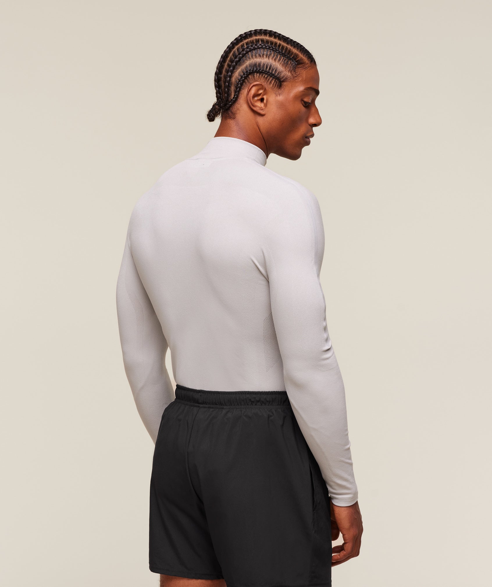 Gymshark Everywear Warp Knit 1/4 Zip Tame Grey