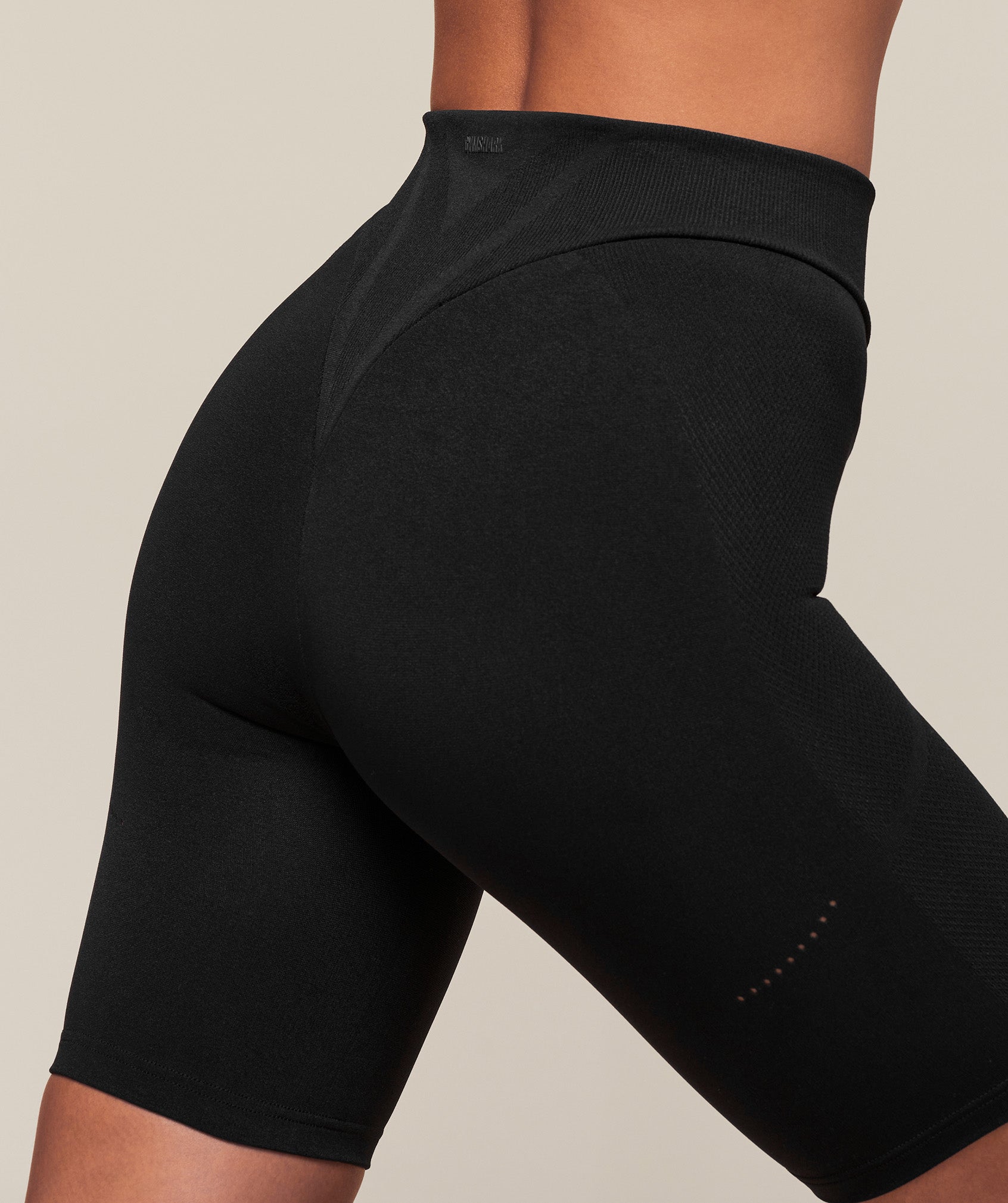 Women's Gymshark Everywear Warp Knit Cycling Shorts Black