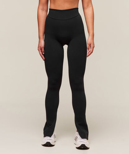 Women's Gymshark Everywear Warp Knit Flare Leggings Black