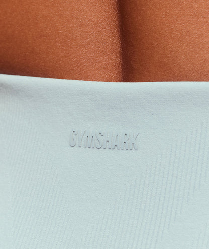 Women's Gymshark Everywear Warp Knit Flare Leggings Frost Blue