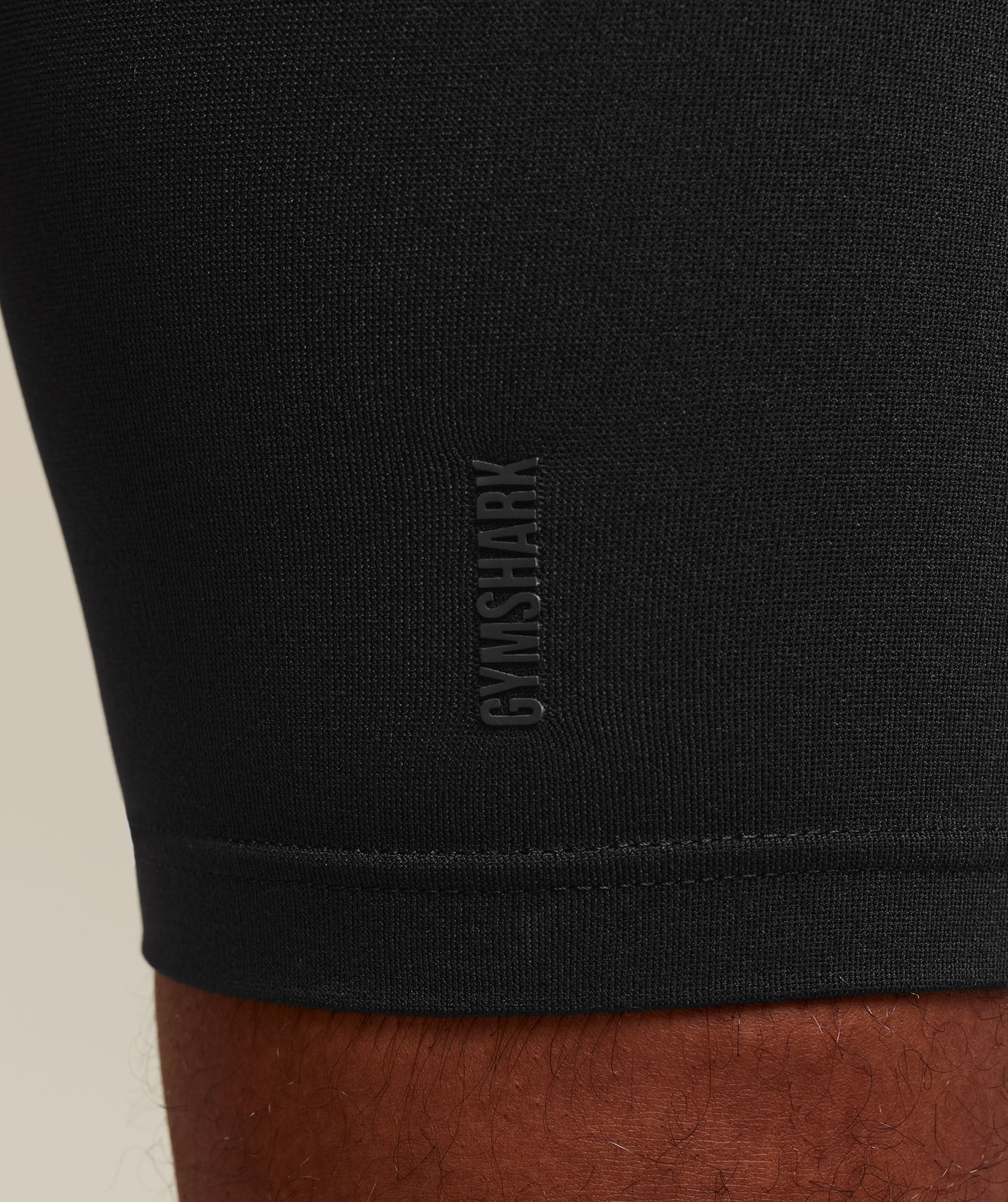 Gymshark Everywear Warp Knit Half Tight Black