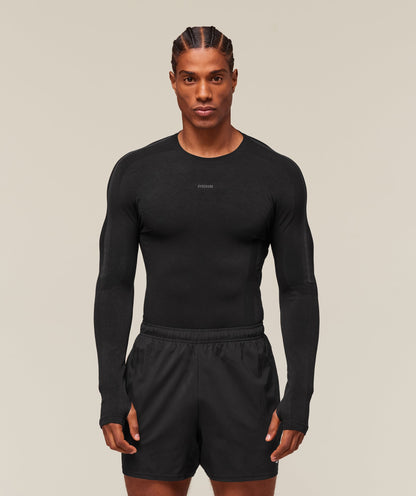Gymshark Everywear Warp Knit Ls T-Shirt Black