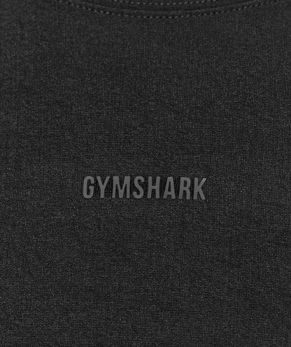 Gymshark Everywear Warp Knit Ls T-Shirt Black