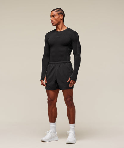 Gymshark Everywear Warp Knit Ls T-Shirt Black