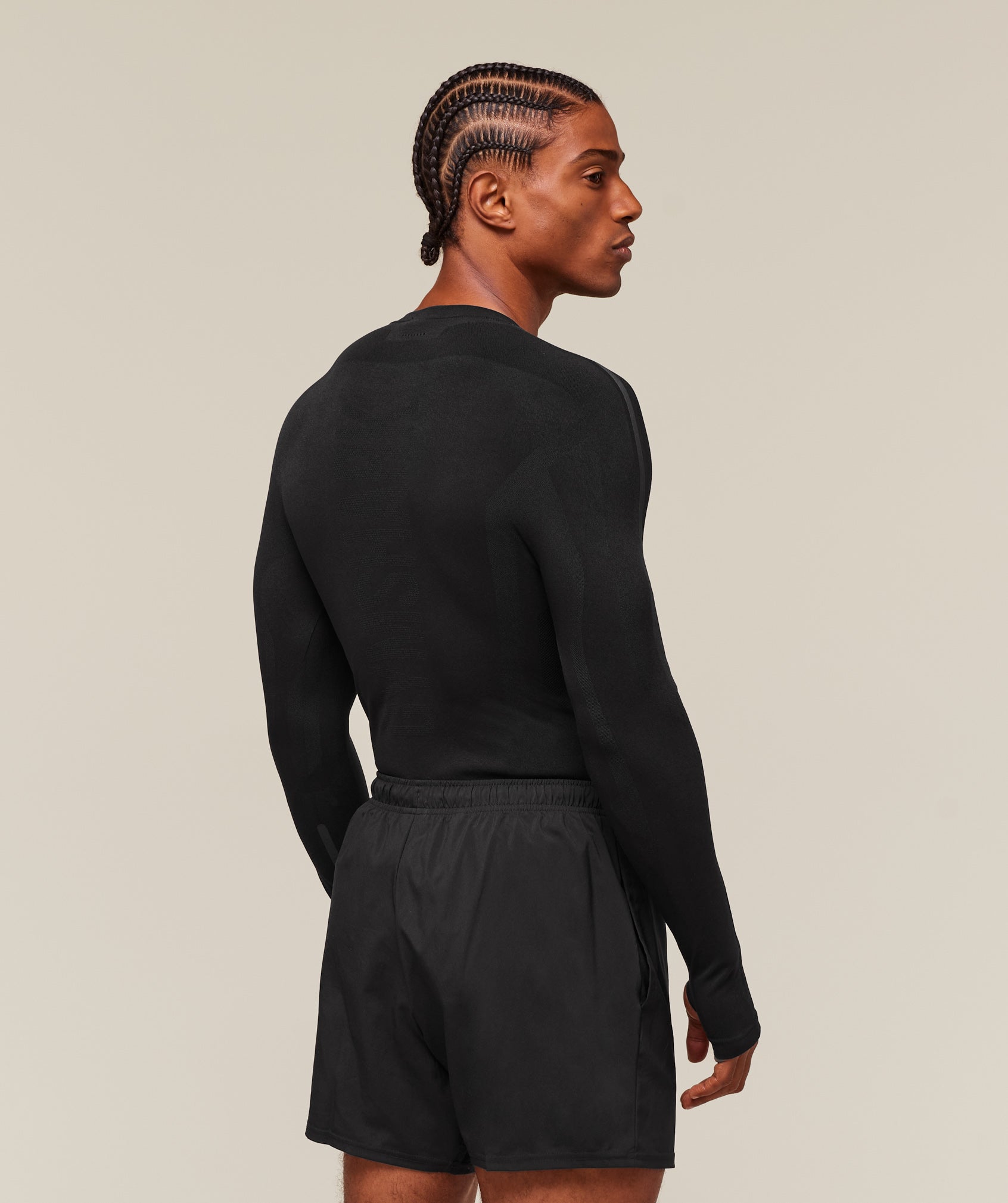 Gymshark Everywear Warp Knit Ls T-Shirt Black