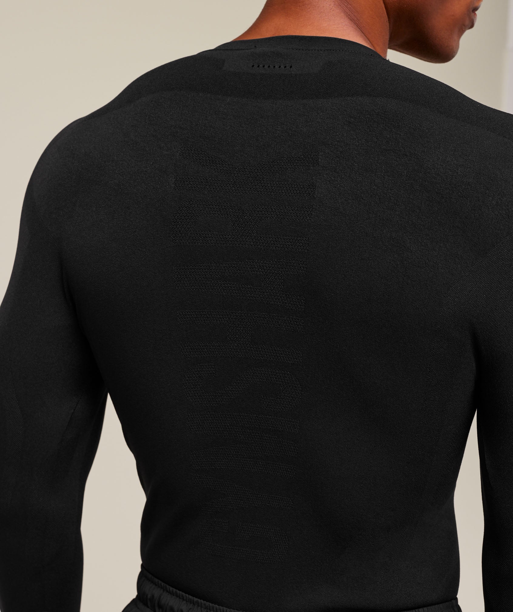 Gymshark Everywear Warp Knit Ls T-Shirt Black