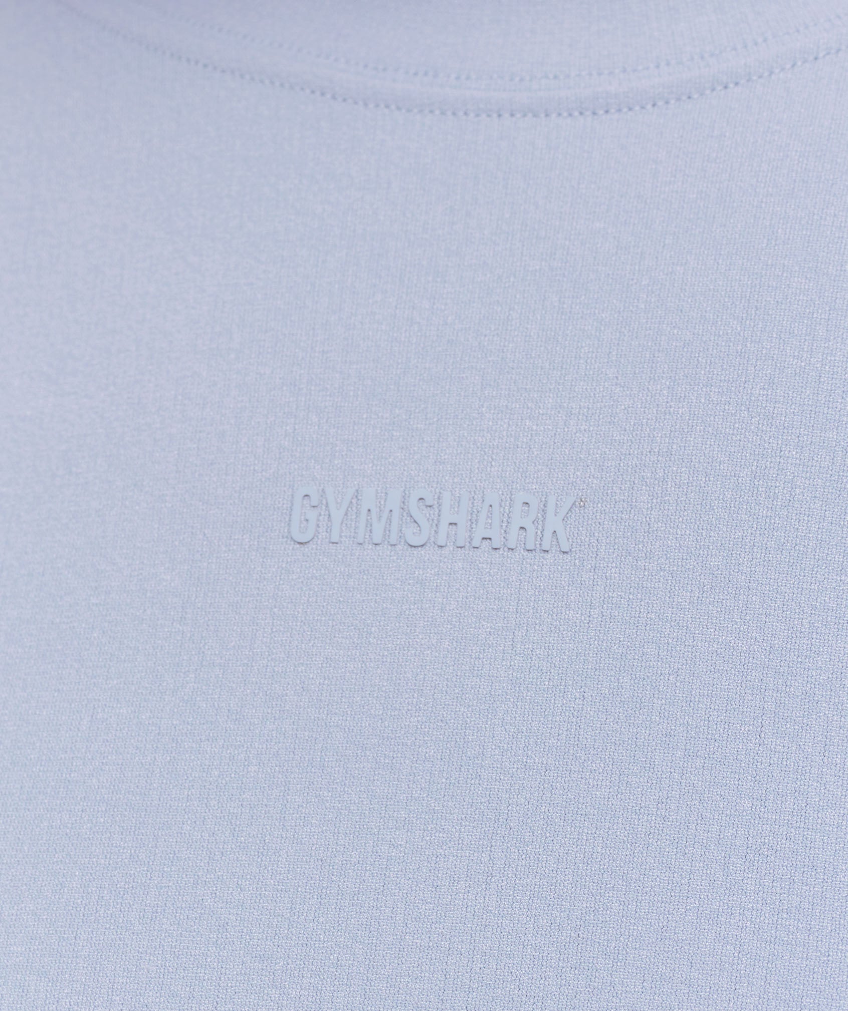 Gymshark Everywear Warp Knit Ls T-Shirt Pale Blue