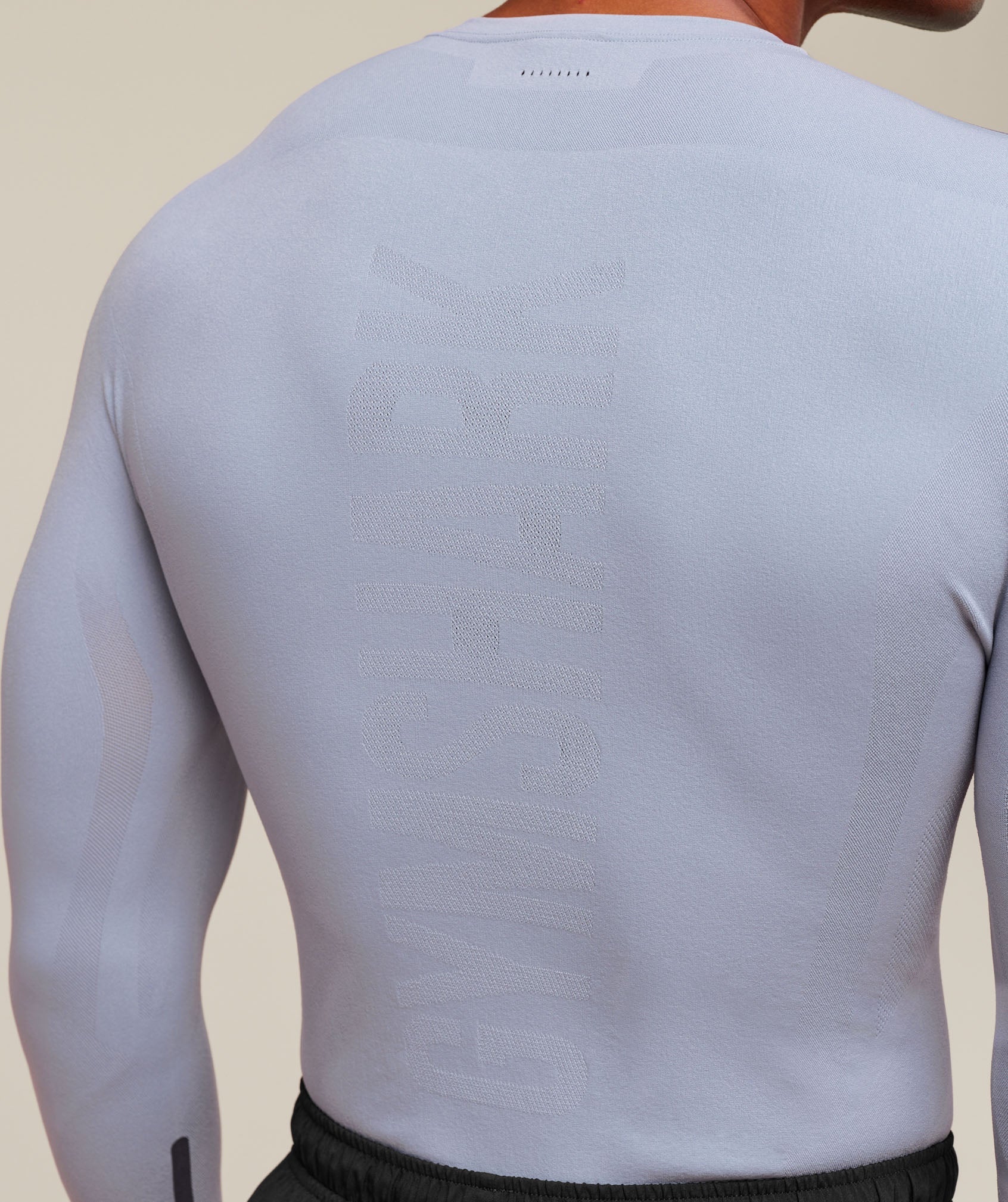 Gymshark Everywear Warp Knit Ls T-Shirt Pale Blue