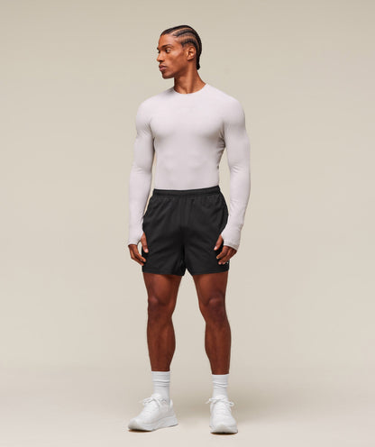 Gymshark Everywear Warp Knit Ls T-Shirt Tame Grey