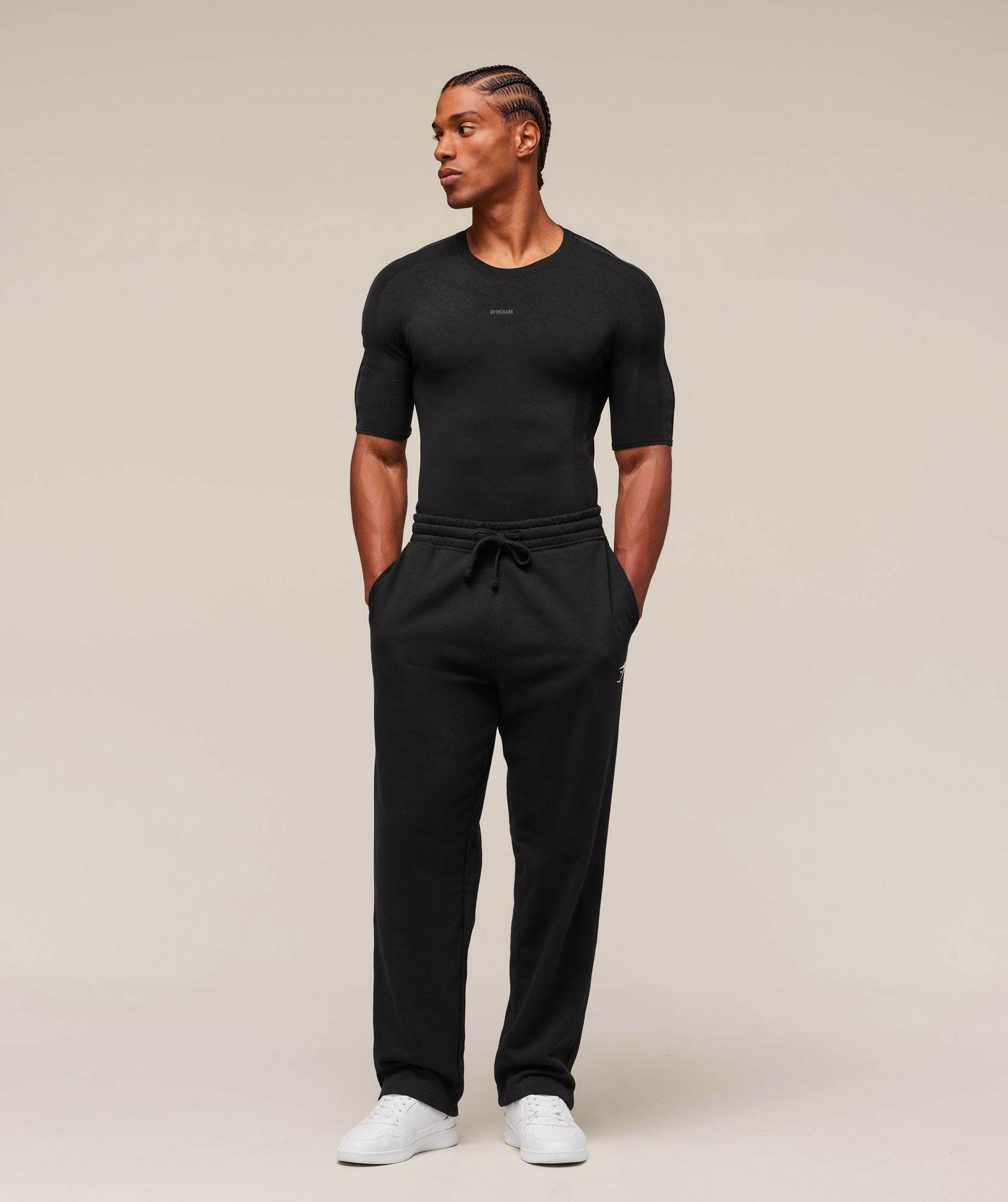 Gymshark Everywear Warp Knit T-Shirt Black