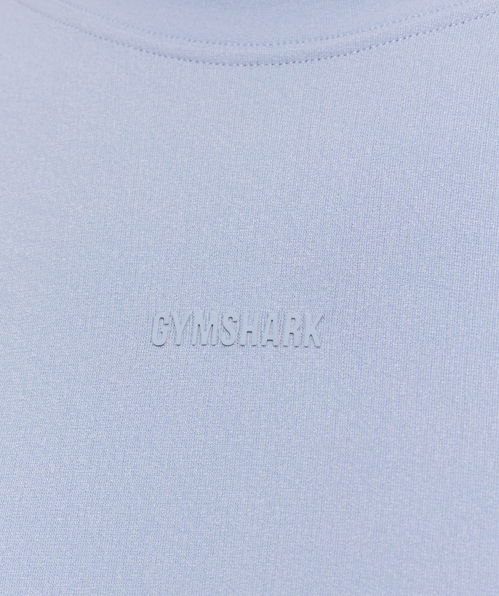 Gymshark Everywear Warp Knit T-Shirt Pale Blue