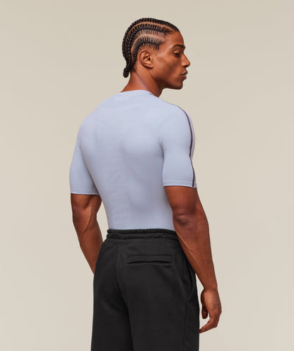 Gymshark Everywear Warp Knit T-Shirt Pale Blue