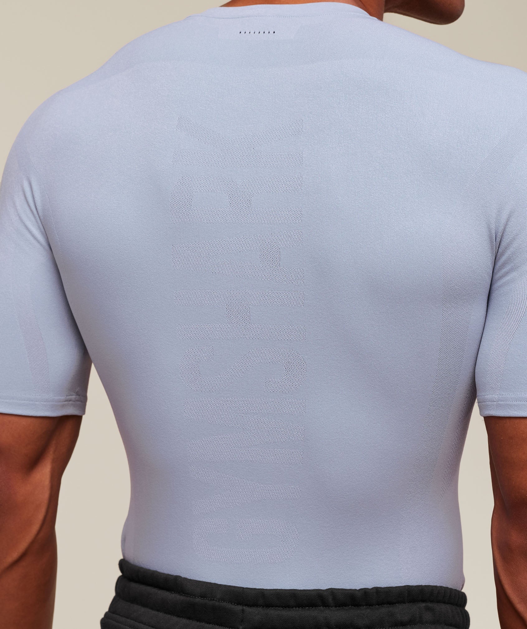 Gymshark Everywear Warp Knit T-Shirt Pale Blue