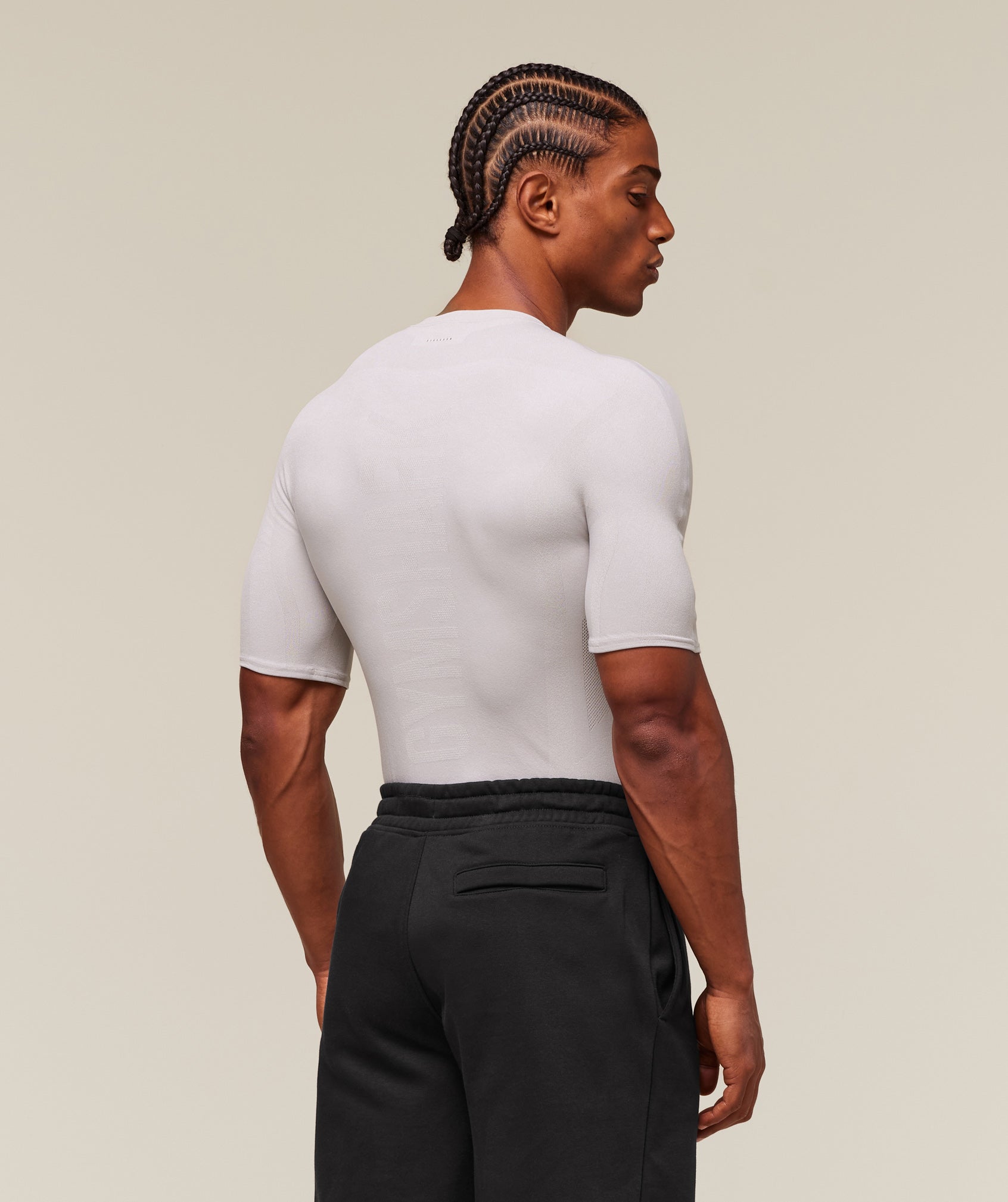 Gymshark Everywear Warp Knit T-Shirt Tame Grey