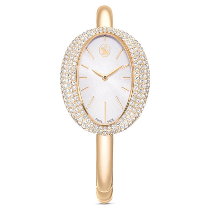 Swarovski Imber Bangle Watch Swiss Made Metal Bracelet Gold Tone Champagne Gold-Tone Finish SW5716108
