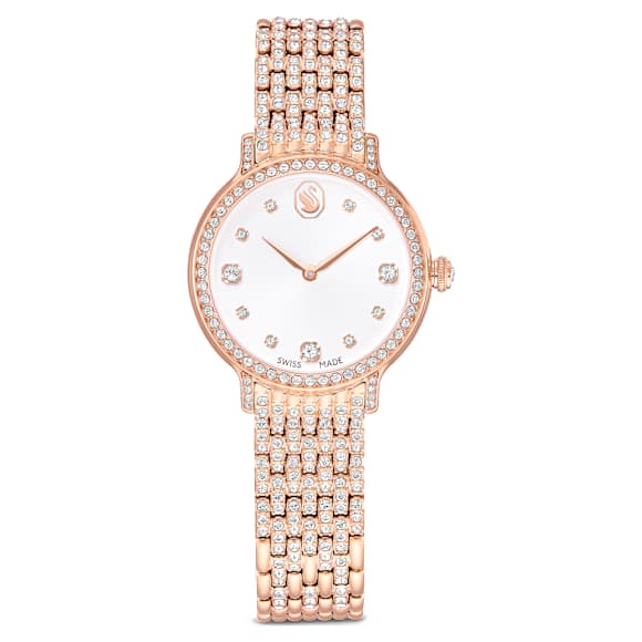 Swarovski Imber Watch Swiss Made Metal Bracelet Rose Gold Tone Rose Gold-Tone Finish SW5741227