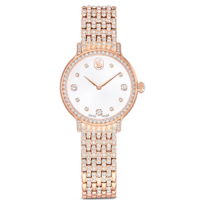 Swarovski Imber Watch Swiss Made Metal Bracelet Rose Gold Tone Rose Gold-Tone Finish SW5741227