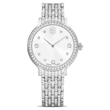 Swarovski Imber Watch Swiss Made Metal Bracelet Silver Tone Stainless Steel SW5693634