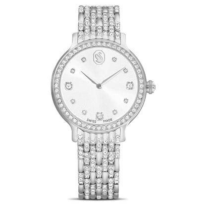 Swarovski Imber Watch Swiss Made Metal Bracelet Silver Tone Stainless Steel SW5693634