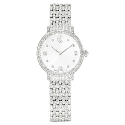 Swarovski Imber Watch Swiss Made Metal Bracelet Silver Tone Stainless Steel SW5741229