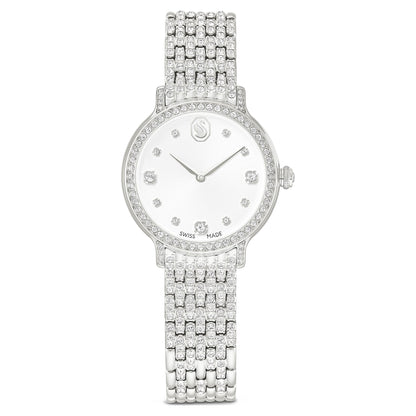Swarovski Imber Watch Swiss Made Metal Bracelet Silver Tone Stainless Steel SW5741229